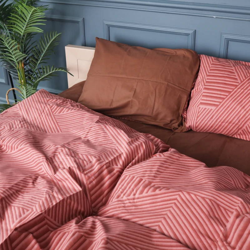 Комплект постільної білизни Бязь 17-0631 Diamond Brown - 1
