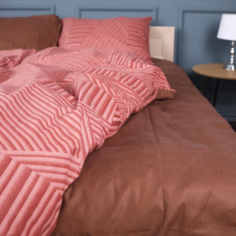 Комплект постільної білизни Бязь 17-0631 Diamond Brown - 2