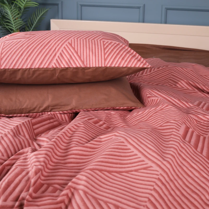 Комплект постільної білизни Бязь 17-0631 Diamond Brown - 3