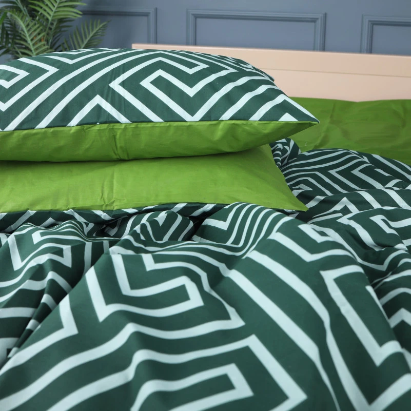 Комплект постільної білизни Бязь 17-0632 Diamond Emerald - 2