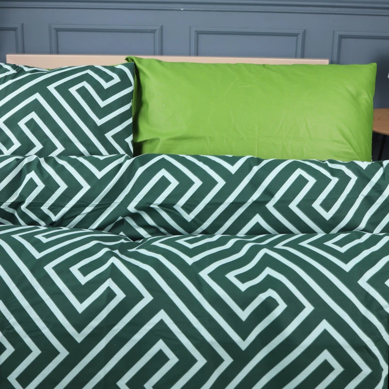 Комплект постільної білизни Бязь 17-0632 Diamond Emerald - 3