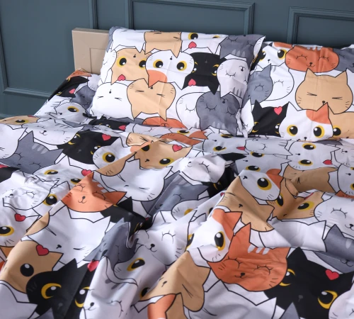 Підковдра Бязь 17-0769 Funny Cat - 2