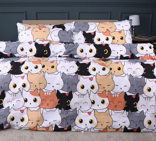 Комплект постільної білизни Ranforce Elite 17-0769 Funny Cat