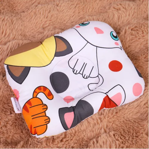 Подушка дитяча Заокруглена Kids Time 20-0035 Colored kittens EcoSilk бязь - 2