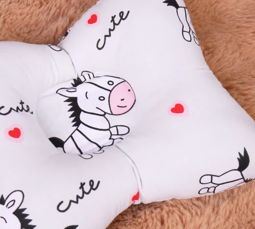 Подушка детская Бабочка Kids Time 20-0040 Cute white zebra EcoSilk бязь - 2