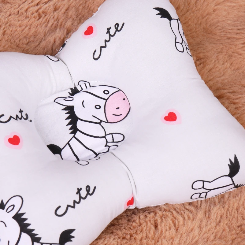 Подушка детская Бабочка Kids Time 20-0040 Cute white zebra EcoSilk бязь - 1