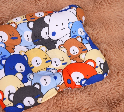 Подушка детская Мишка Kids Time 20-0032 Colored bears EcoSilk бязь - 2