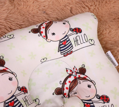 Подушка детская Мишка Kids Time 20-0031 Ladybug EcoSilk бязь - 2