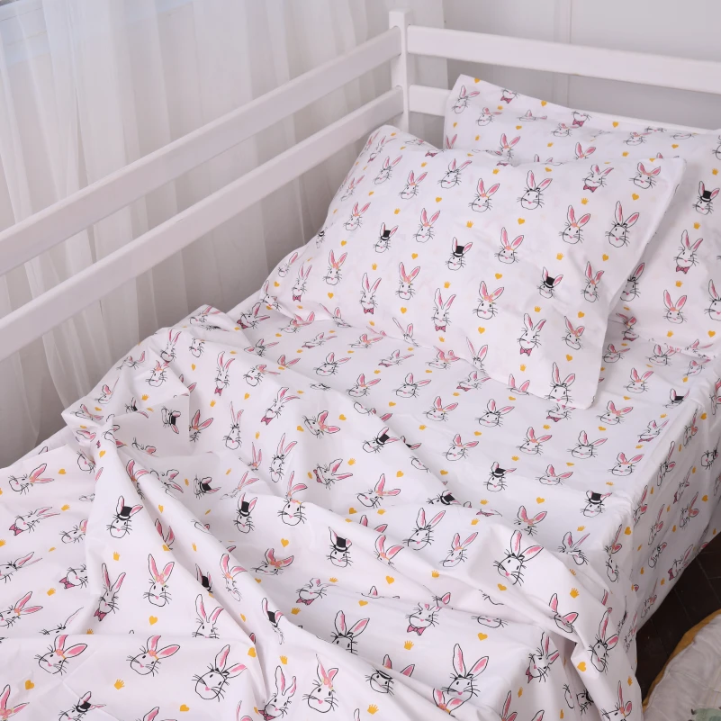 Наволочка Бязь Kids Time 17-0529 Bunnies white - 4