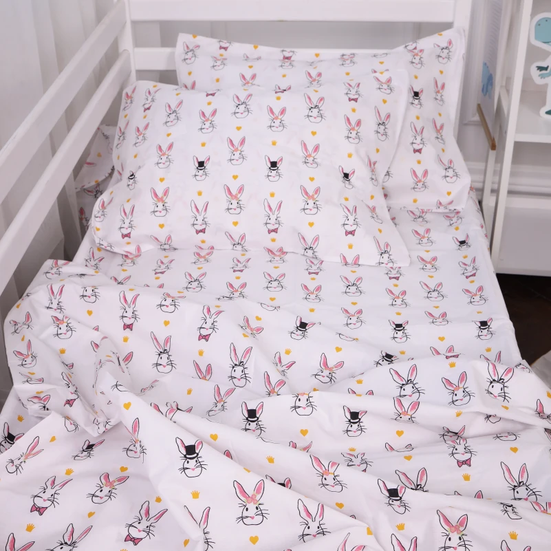 Наволочка Бязь Kids Time 17-0529 Bunnies white - 5