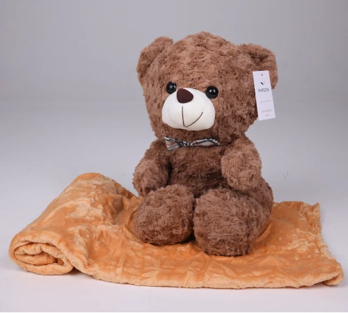 Плед+подушка дитячі №1086 Ведмедик коричневий