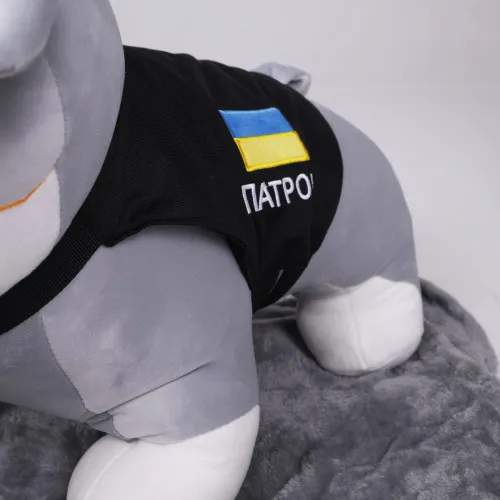 Плед+подушка дитячі №1076 Пес Патрон сірий - 2