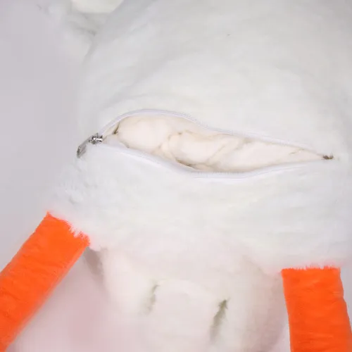 Плед+подушка дитячі №1084 Гусь обнімусь білий - 2