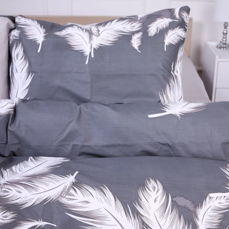 Комплект постельного белья Ranforce Elite 17-0591 Feathers Black - 1