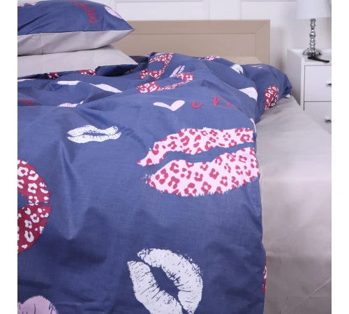 Простирадло MirSon Ranforce Elite 17-0402 Kiss