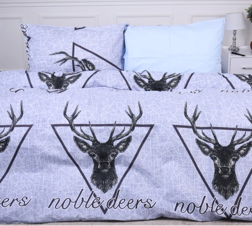 Простирадло MirSon Ranforce Elite 17-0514 Noble deers - 2