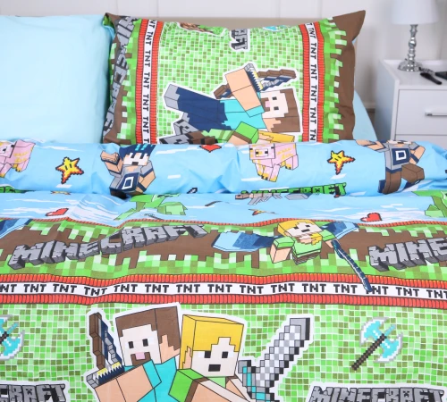 Комплект постільної білизни Ranforce Elite 17-0571 Minecraft War - 2