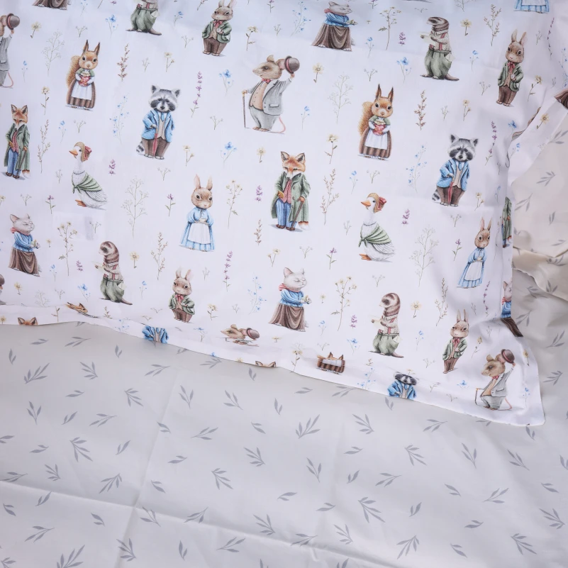 Комплект постільної білизни Poplin Line Kids Time 03 "Animals" - 6