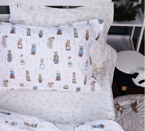 Наволочка Poplin Line Kids Time 03 "Animals" - 2