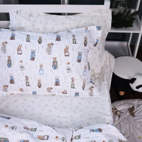 Наволочка Poplin Line Kids Time 03 "Animals" - 2