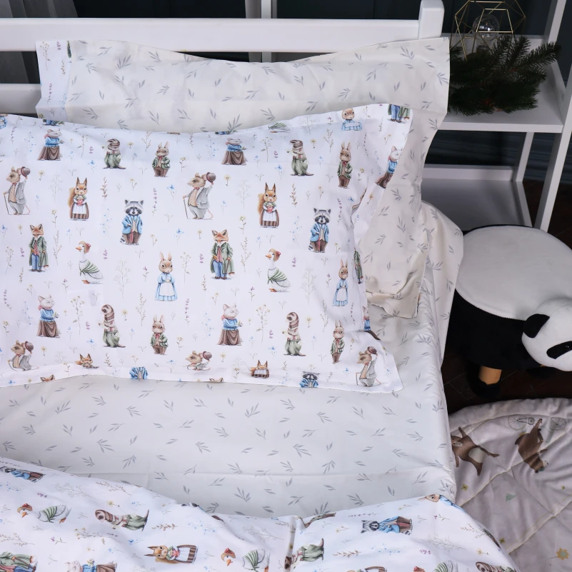 Комплект постільної білизни Poplin Line Kids Time 03 "Animals" - 5