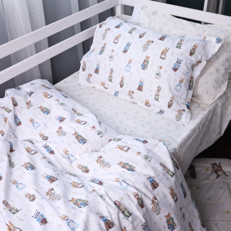 Комплект постільної білизни Poplin Line Kids Time 03 "Animals" - 4