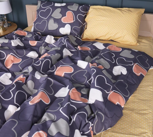 Підковдра Бязь 17-0720 Ashen Hearts