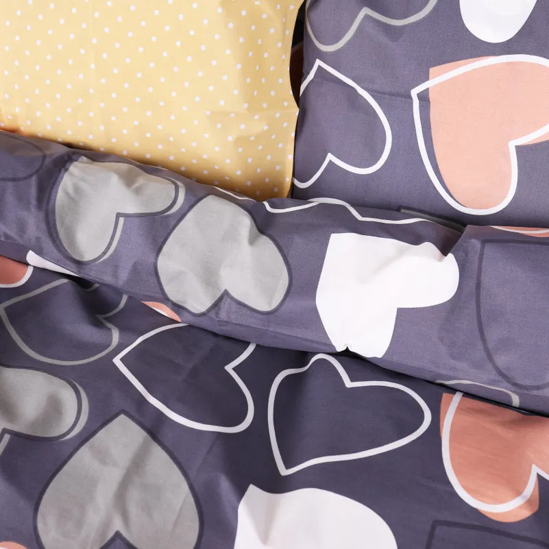 Комплект постільної білизни Ranforce Elite 17-0720 Ashen Hearts - 2