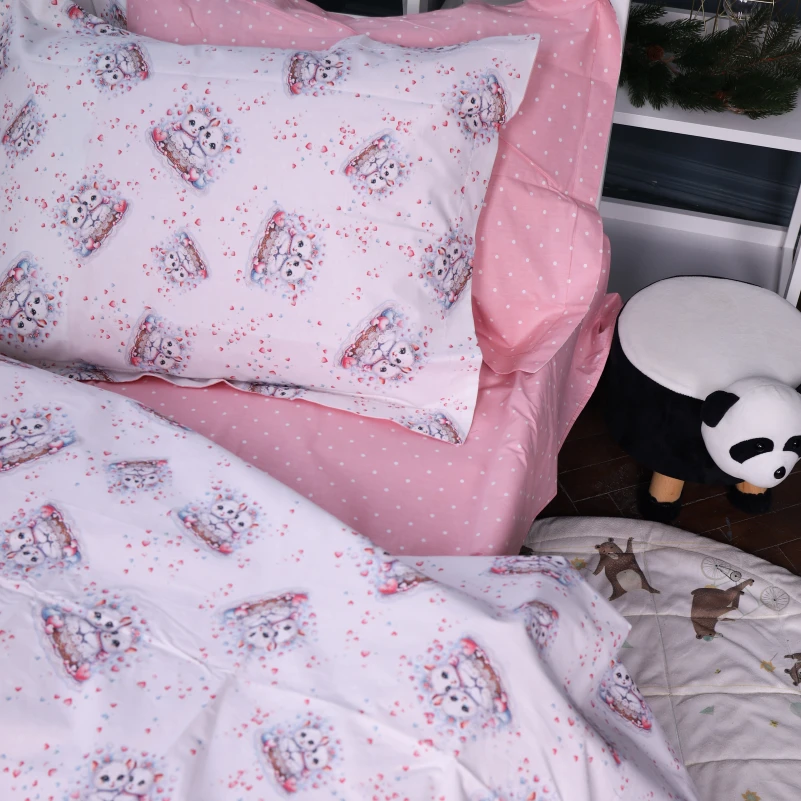 Комплект постільної білизни Poplin Line Kids Time 04 "Cats" - 2