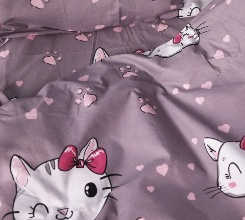 Підковдра Бязь 17-0691 Cat with a paw - 2