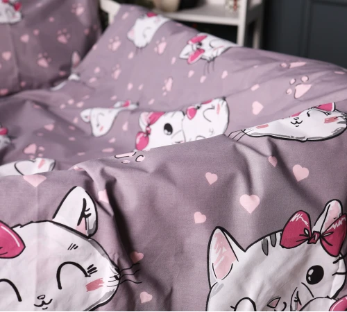 Підковдра Бязь 17-0691 Cat with a paw