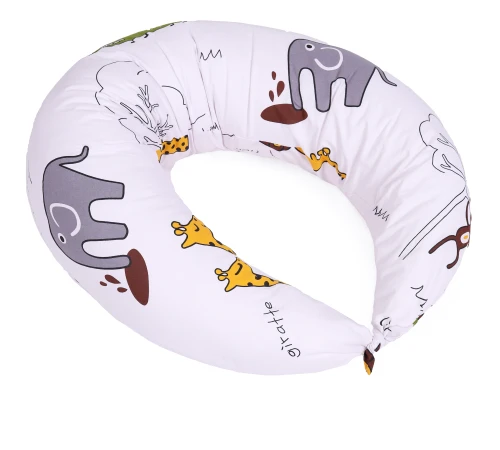 Подушка для вагітних та годування №5028 Color Line 17-0132 Lion King EcoSilk бязь