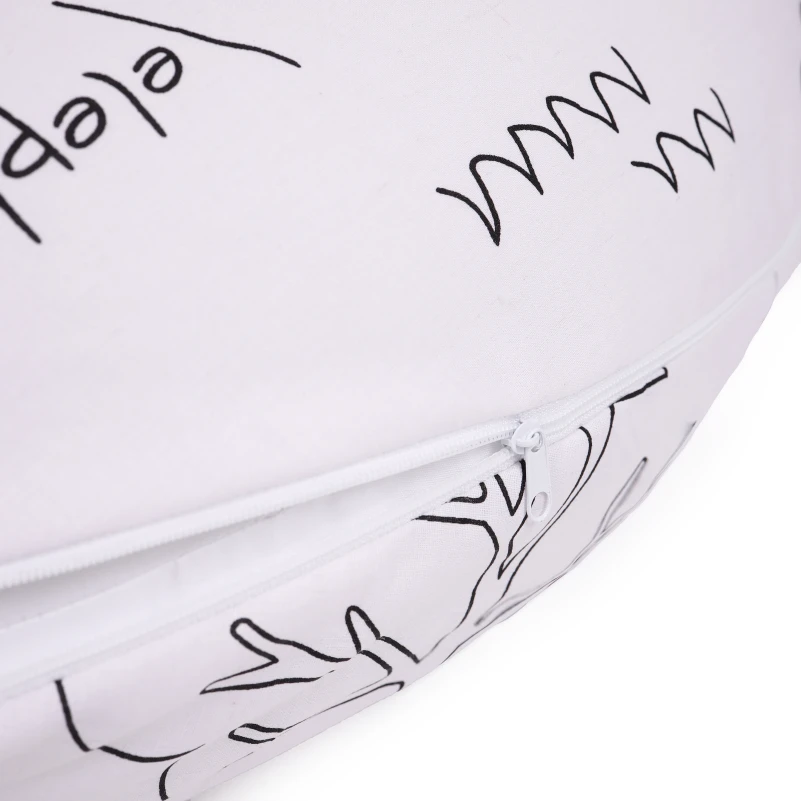 Подушка для беременных и кормления №5028 Color Line 17-0132 Lion King EcoSilk бязь - 5