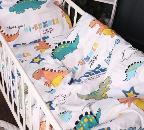 Підковдра Бязь 17-0697 Colorful Dinosaurs - 2