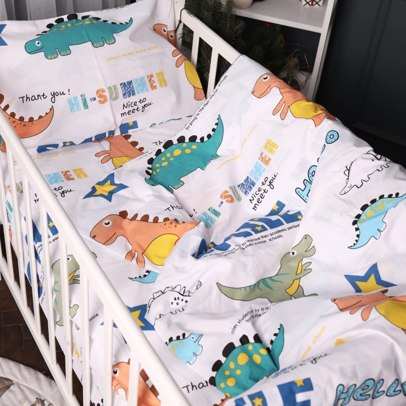 Комплект постільної білизни Бязь 17-0697 Colorful Dinosaurs - 4