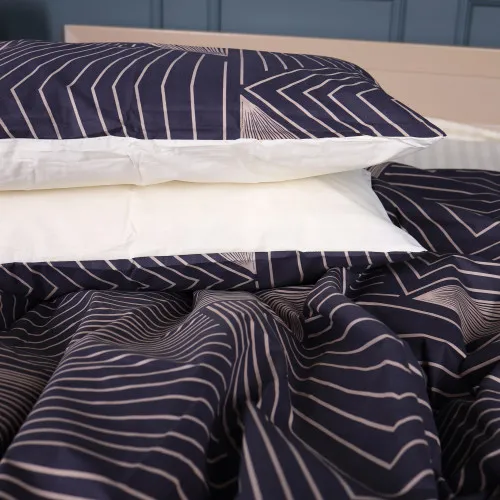 Наволочка Ranforce Elite 17-0721 Cream and Grey Stripes