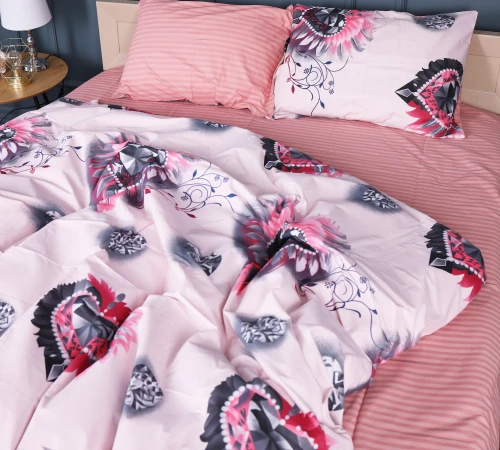 Підковдра Бязь 17-0724 Diamond Hearts