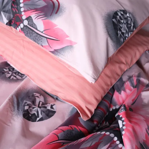 Наволочка Бязь 17-0724 Diamond Hearts