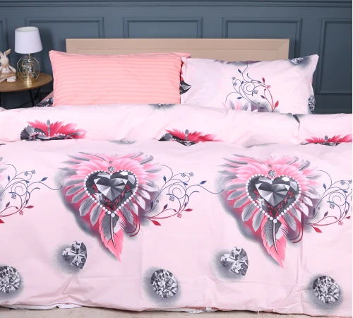 Простирадло Ranforce Elite 17-0724 Diamond Hearts - 2