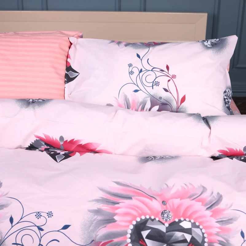 Комплект постільної білизни Ranforce Elite 17-0724 Diamond Hearts - 1