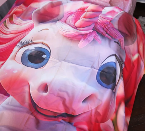 Комплект постільної білизни Ranforce Elite Kids Time 17-0715 Dreamy Pink Unicorn - 2