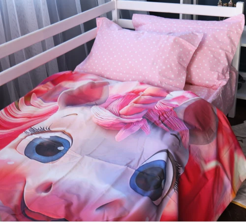 Пододеяльник Ranforce Elite Kids Time 17-0715 Dreamy Pink Unicorn