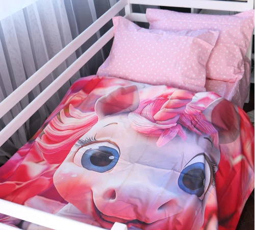 Пододеяльник Ranforce Elite Kids Time 17-0715 Dreamy Pink Unicorn - 2