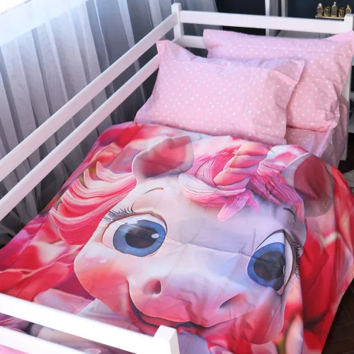 Підковдра Ranforce Elite Kids Time 17-0715 Dreamy Pink Unicorn - 2