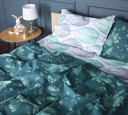 Підковдра Бязь 17-0718 Emerald Foliage - 2