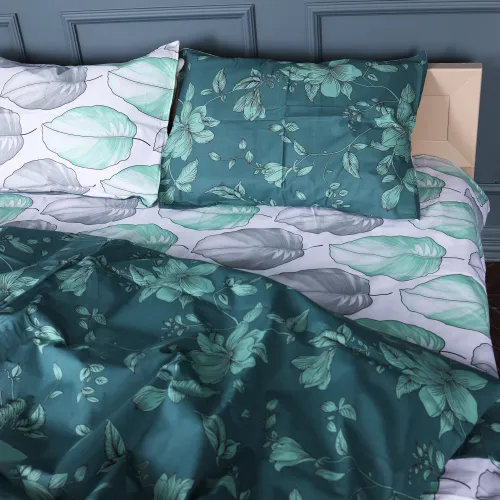 Комплект постільної білизни Бязь 17-0718 Emerald Foliage - 3