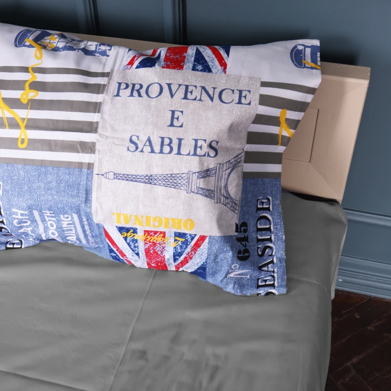 Комплект постельного белья Сатин 22-1382 English Style - 4