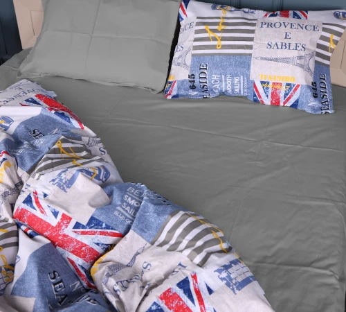 Простынь Сатин 22-1382 English Style