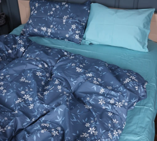 Простынь Сатин 22-1383 Floral Greens - 2