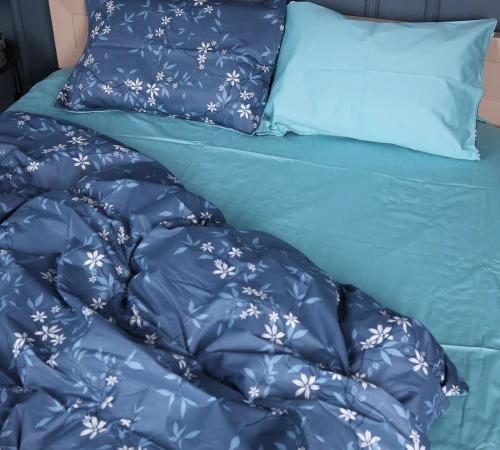 Простынь Сатин 22-1383 Floral Greens